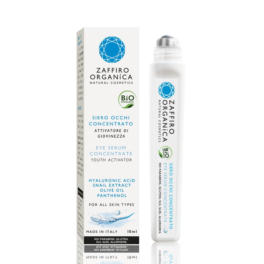 Eye Serum Anti Age Roll-On with hyaluronic acid and panthenol 10ml