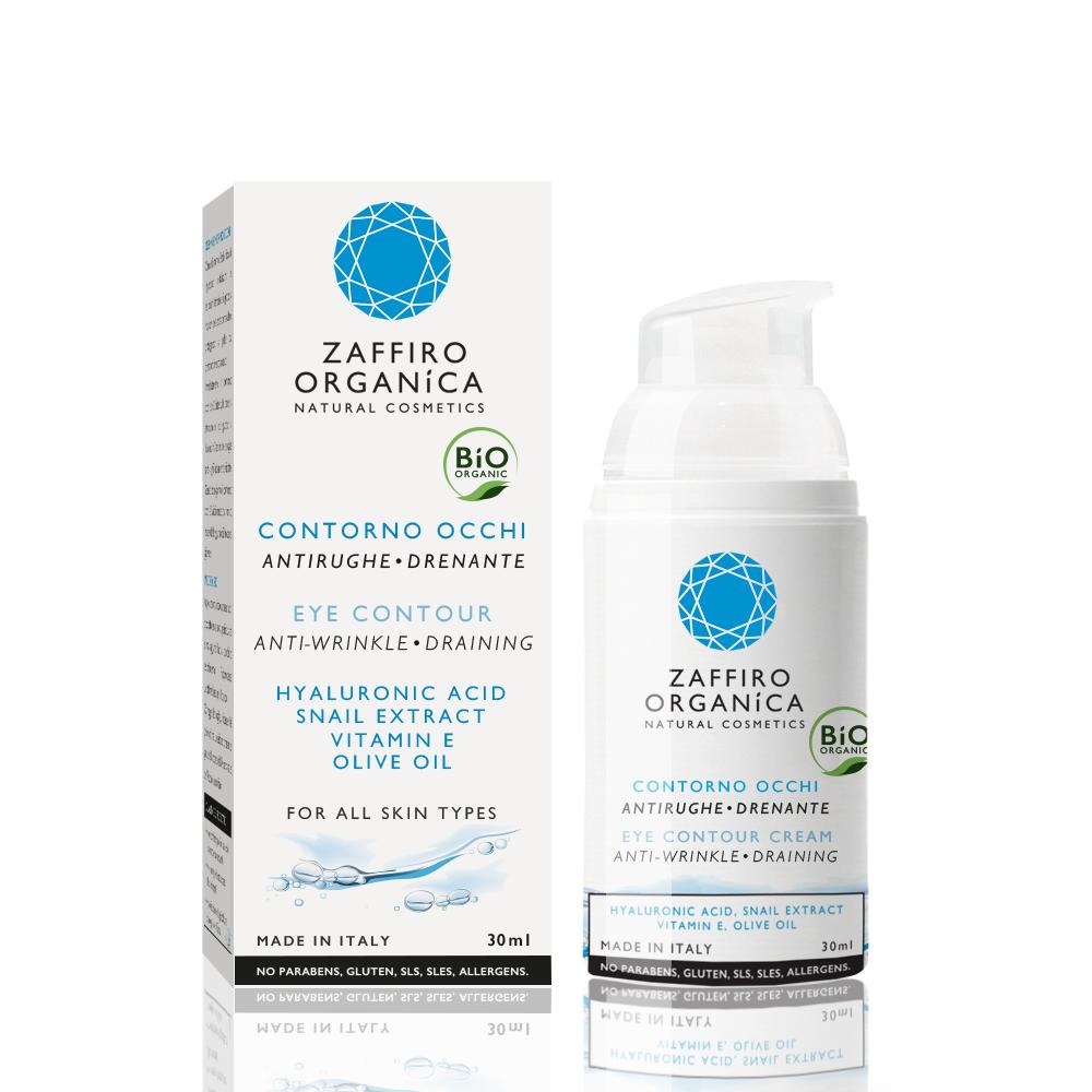 Anti-Age Eye Contour Cream with Hyaluronic acid and snail extract 30ml